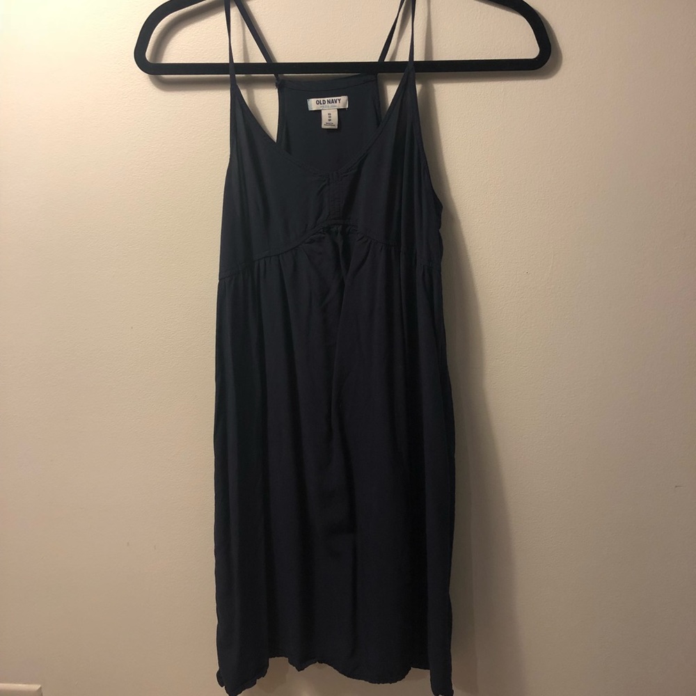 Navy blue sundress